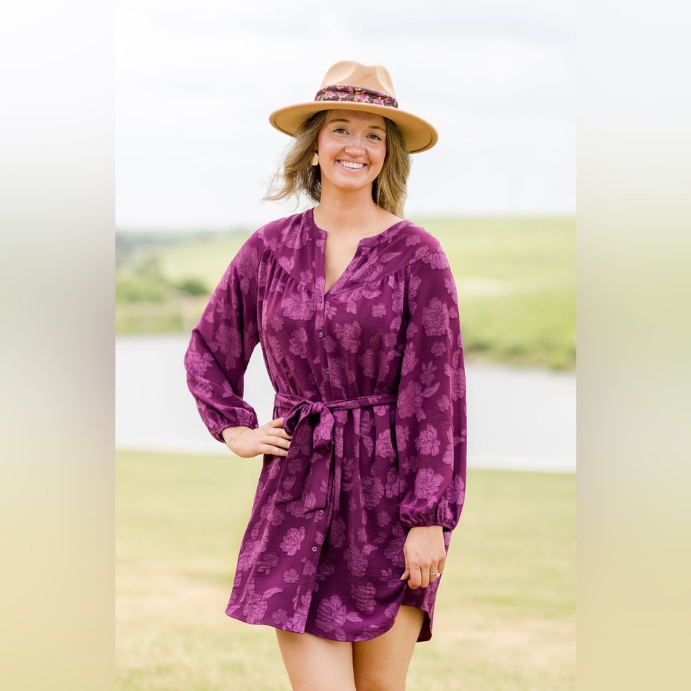 The Pioneer Woman purple dress
